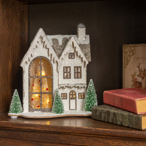 10.25" Lighted Holiday House LED