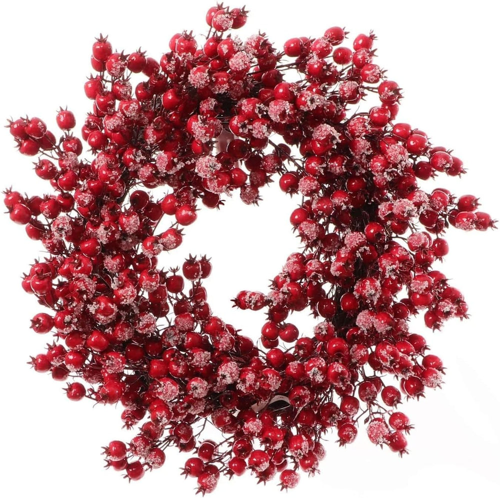 Red Berry Wreath 22"