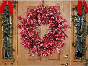 Red Berry Wreath 22"