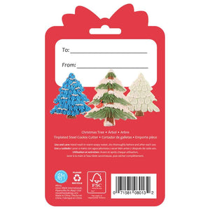 Christmas Tree Cookie Cutter 3.5" Carde