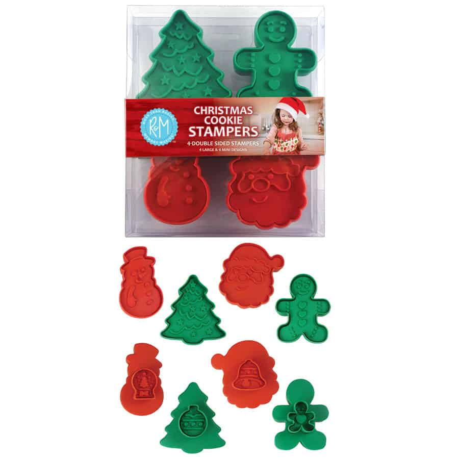 Christmas Cookie Stamps Double Sided S/4