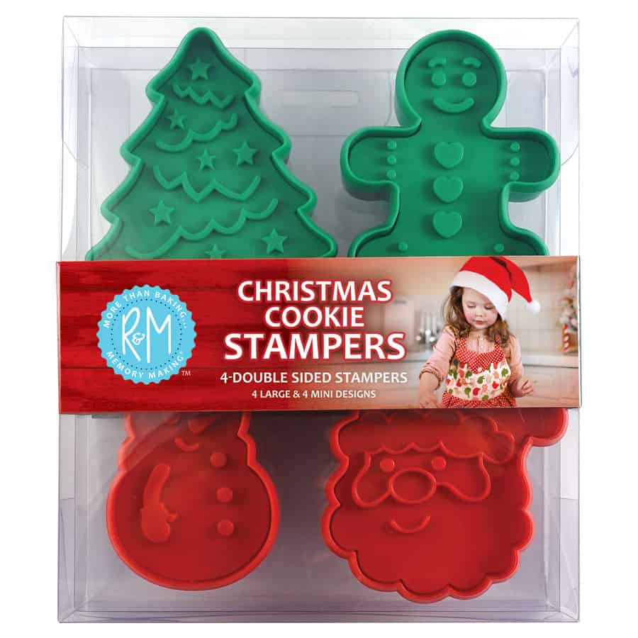 Christmas Cookie Stamps Double Sided S/4