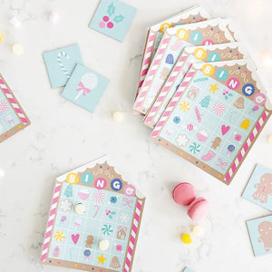 Christmas Gingerbread Family Bingo Game