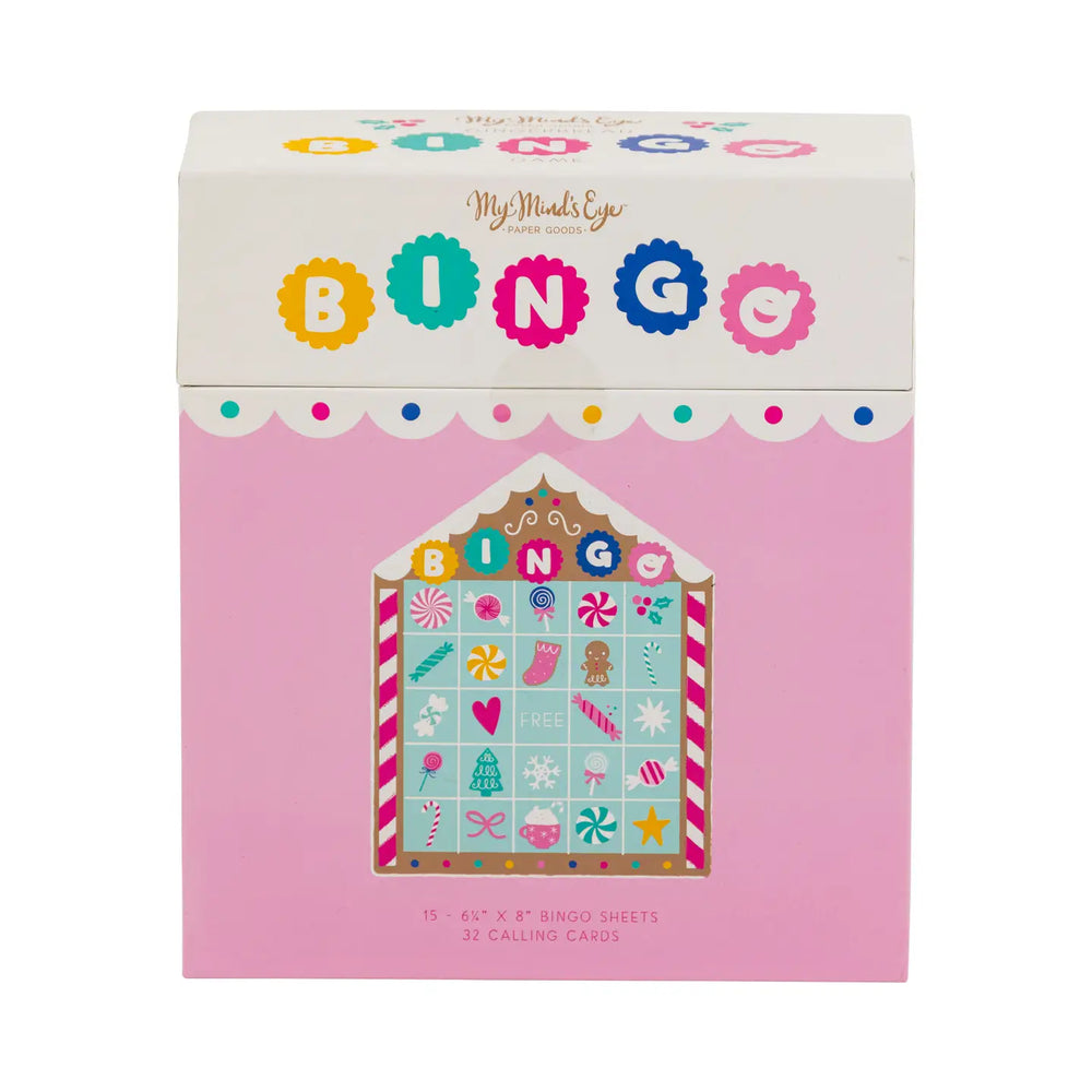Christmas Gingerbread Family Bingo Game