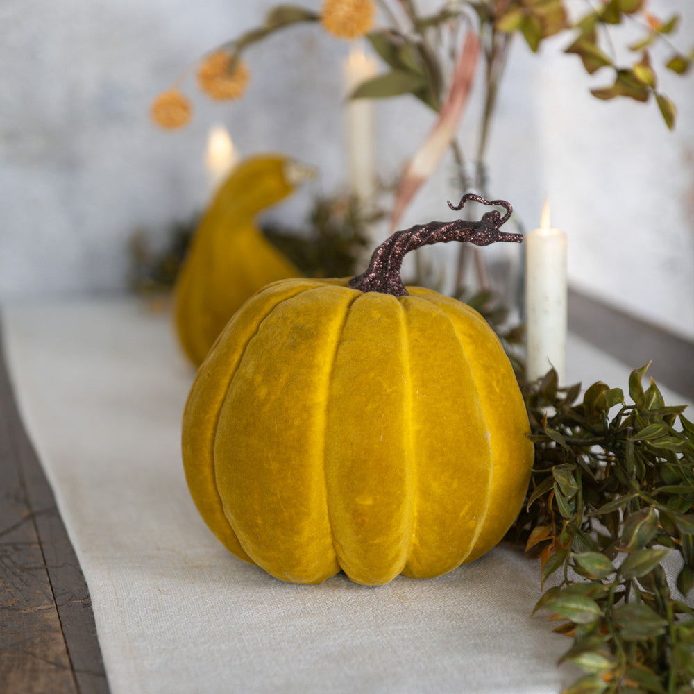 Gold Flecked pumpkin 6.5"