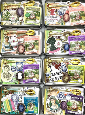 Jane Austen Gift Set. Tin Gift Box Filled with Memories