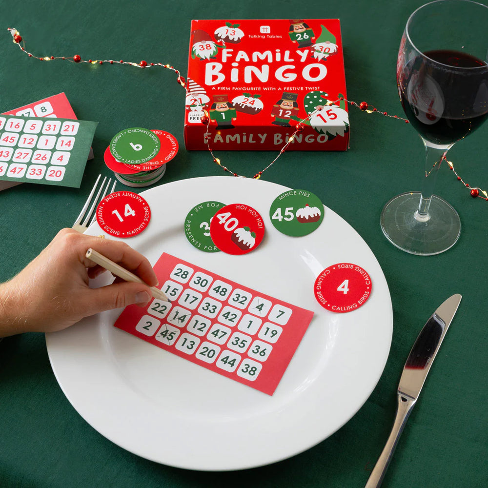 Nutcracker Christmas Family Bingo