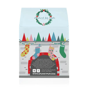 Naughty or Nice, Holiday Dog Treats, Peanut Butter & Carob