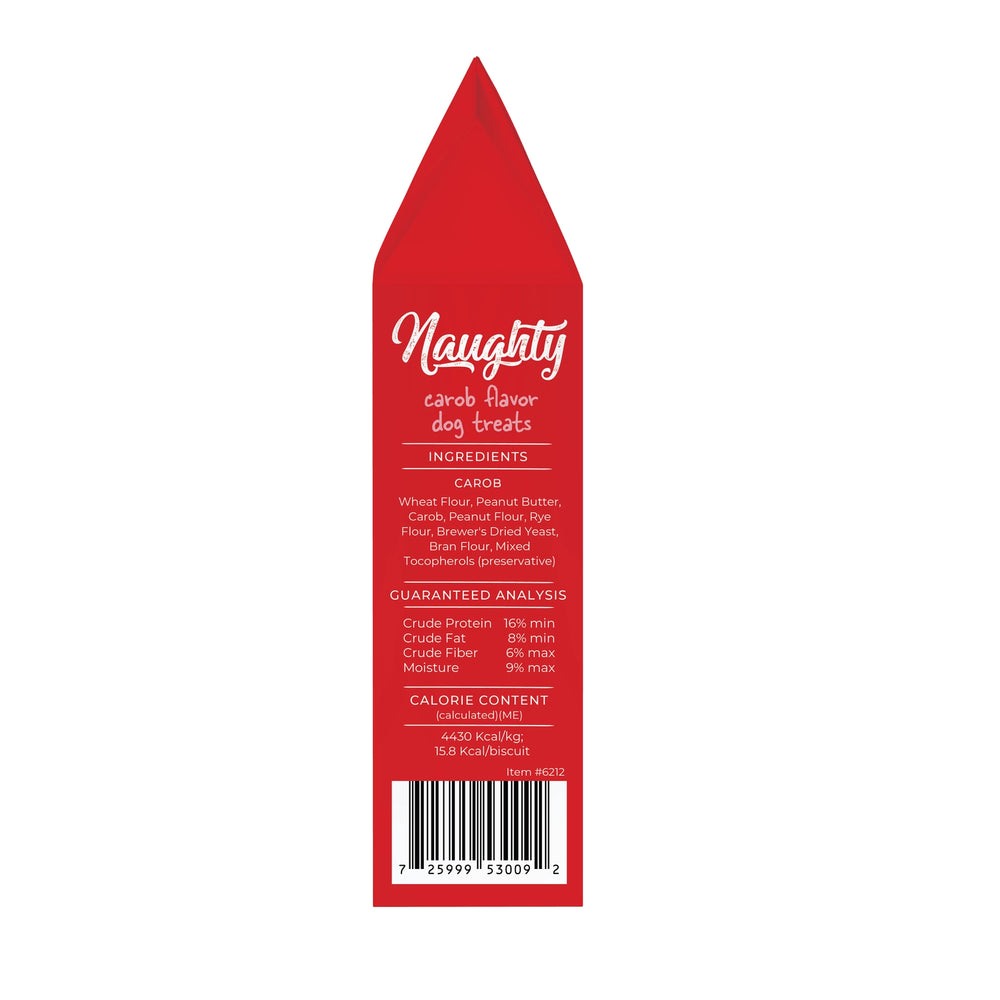 Naughty or Nice, Holiday Dog Treats, Peanut Butter & Carob