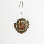 Pinecone Ornament with deer