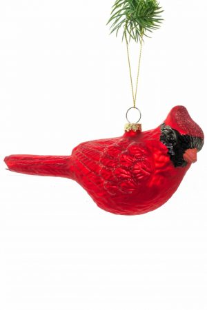 Red Cardinal Ornament 3"