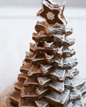 Decorated Gingerbread Tree Medium