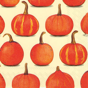 Pumpkin Paper Lunch Napkins 20 Count Pumpkin Party Cream Fall