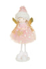 Pink Girl Cherub Ornament