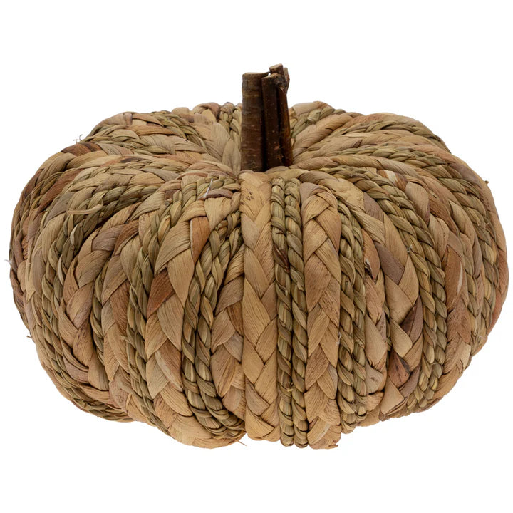 Pumpkin Woven wicker tabletop display
