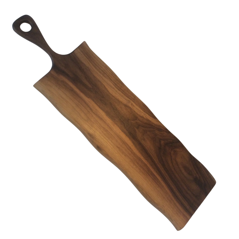 Hubert Round Walnut Wood Charcuterie Board - 19 3/4Dia x 1 1/2H